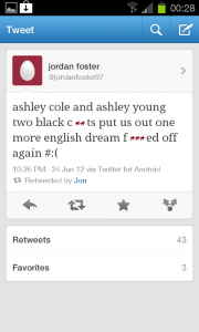 england racism