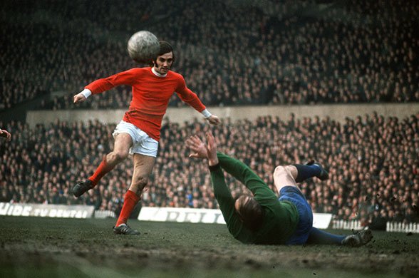 George Best and comb over goalkeeper