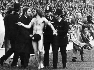 iconic streaker of 1974 Erica Roe