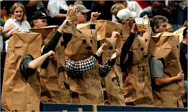 bag heads bag head new oreleans saints