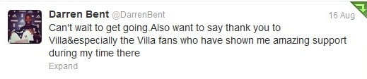 darren bent tweet