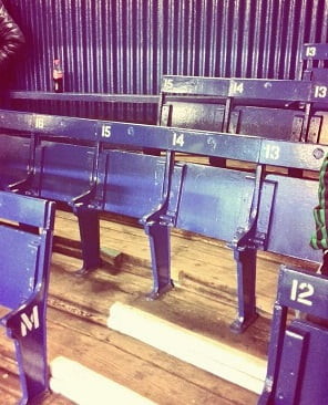 goodison wooden seats