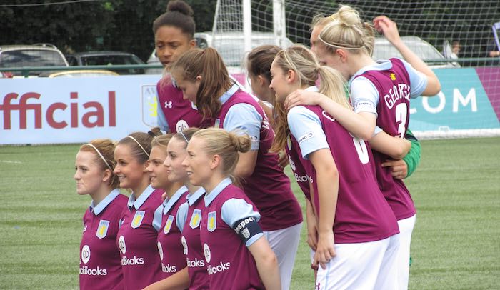 aston villa ladies line up