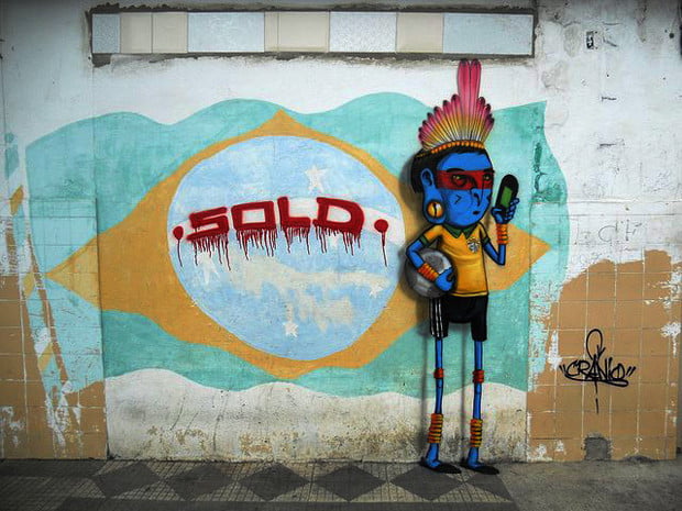 brazil sold out graffiti