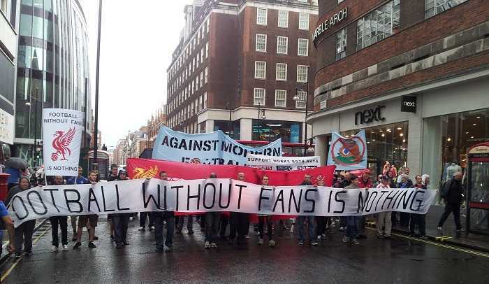 Fans stop the traffic