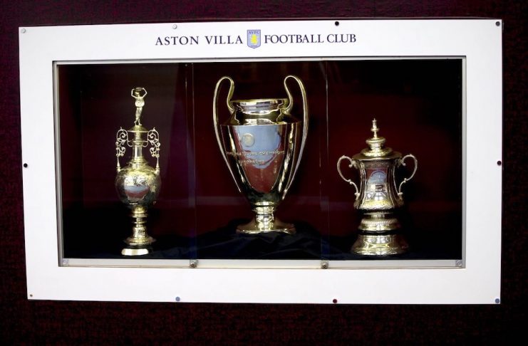 aston villa trophies European Cup FA Cup Championship