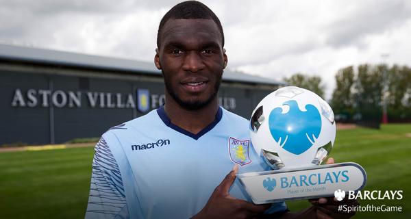 christian benteke wins player of the month